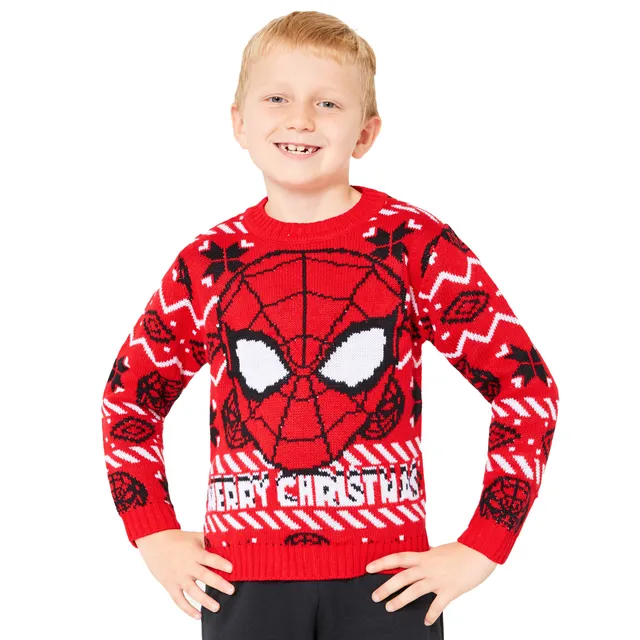 marvel-spiderman-pull-no-l-gar-on-tricot-chaud image 1