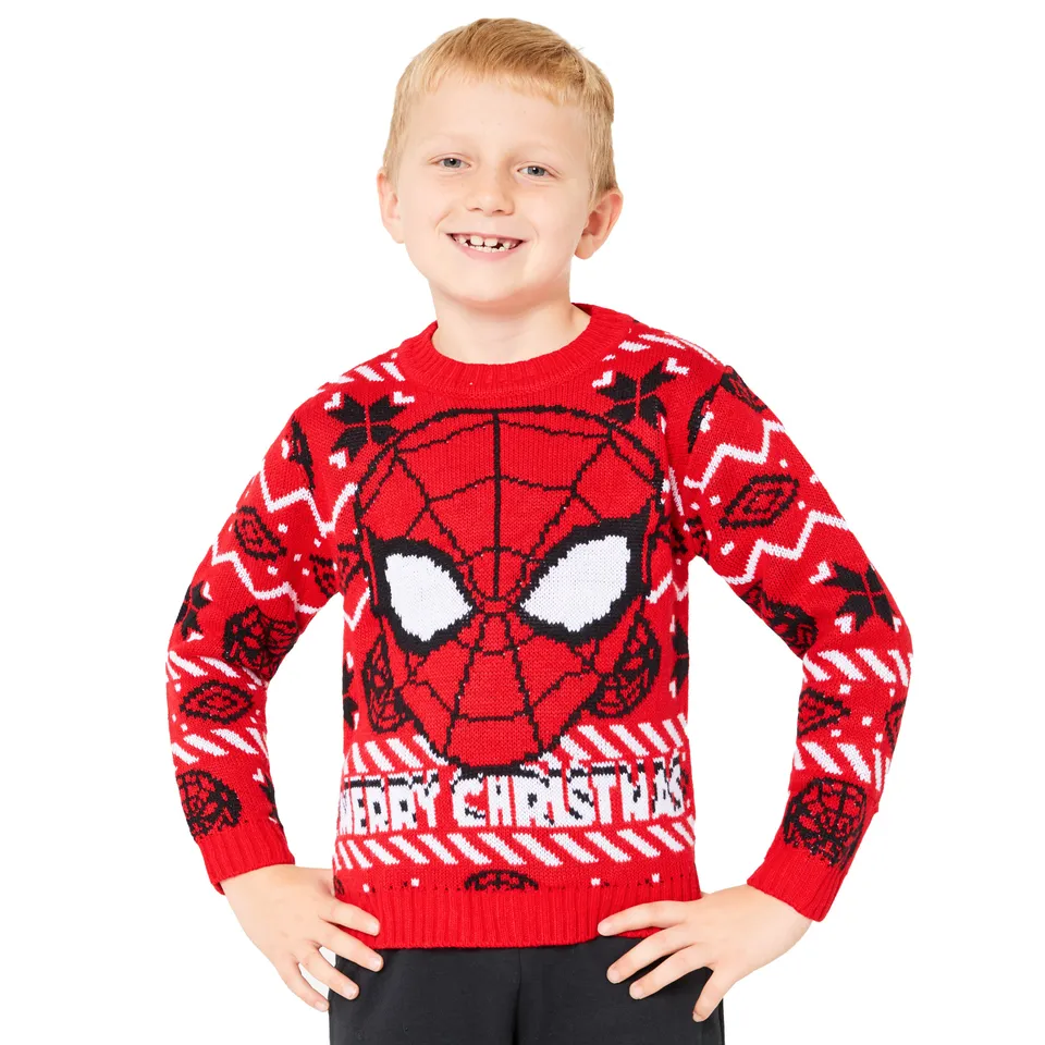 marvel-spiderman-pull-no-l-gar-on-tricot-chaud image 1