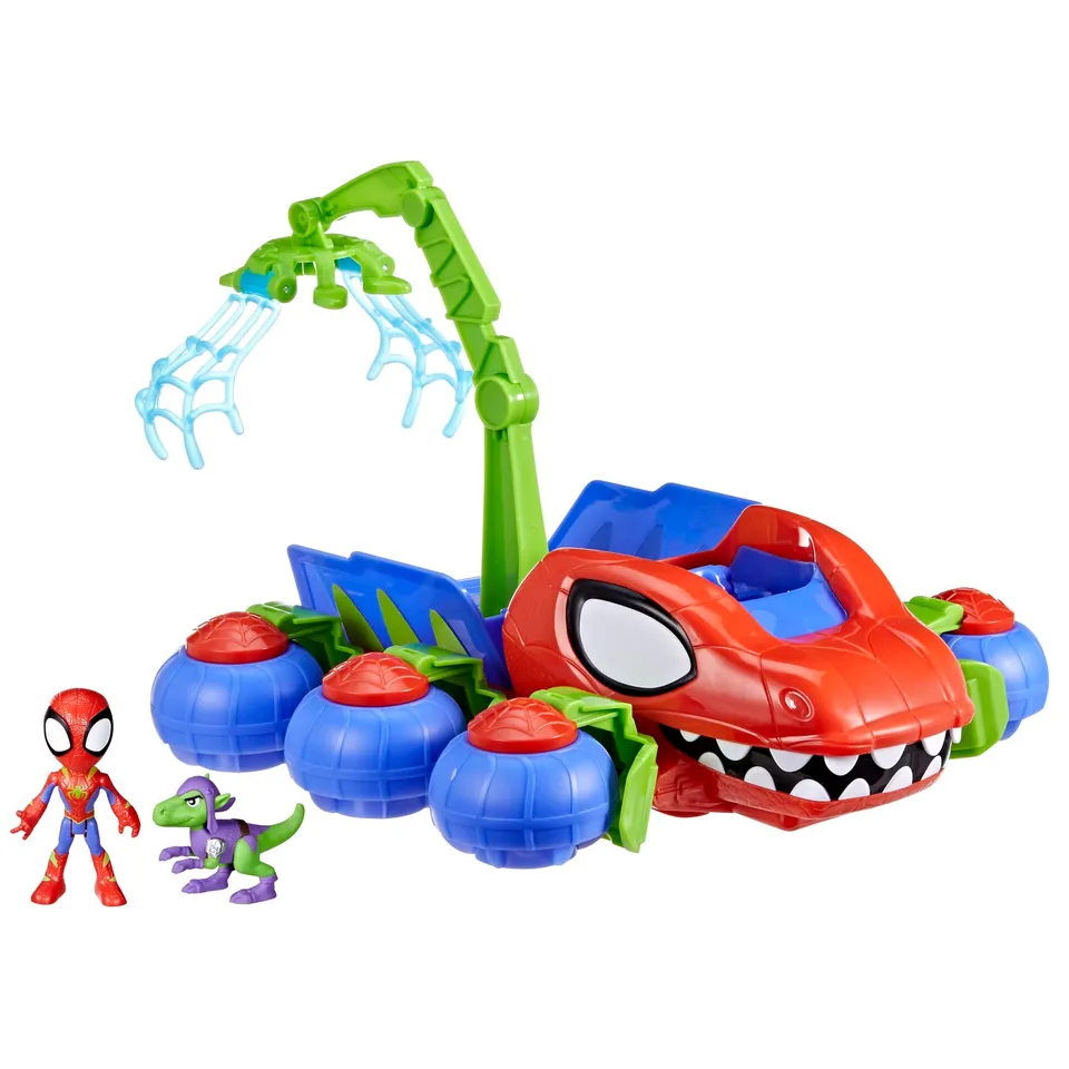spidey-amis-extraordinaires-dino-webs-coffret-v-hicule-figurines image 1