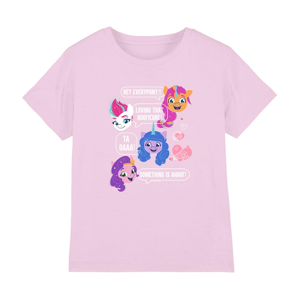 my-little-pony-t-shirt-fille-rose-clair-3-4-ans-coton image 1