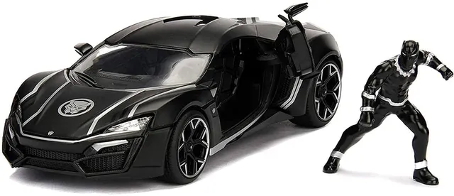 jada-hollywood-rides-lykan-hypersport-black-panther-voiture-miniature-1-24-noire image 1