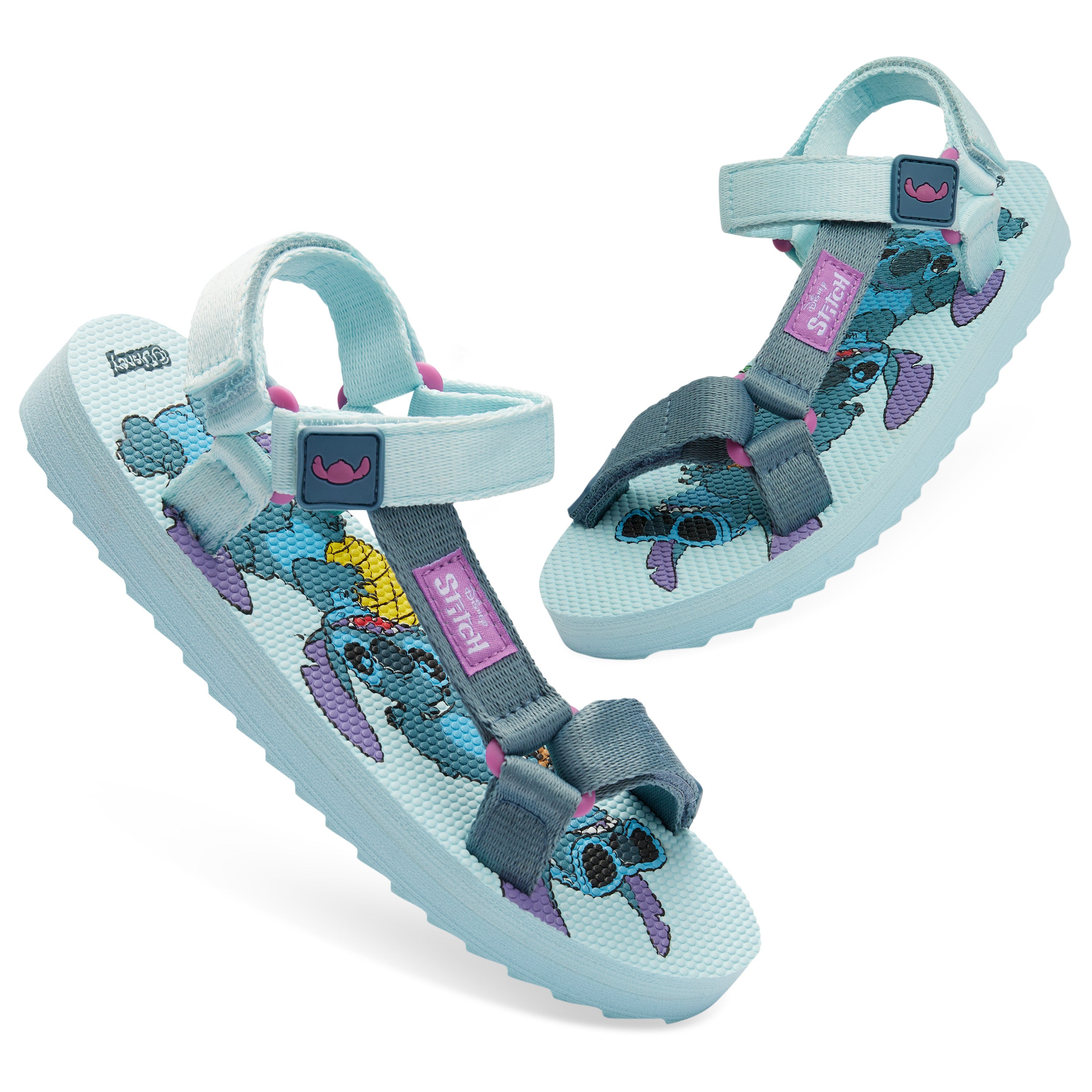 disney-stitch-sandales-fille-bleue-scratch-r-glable image 1