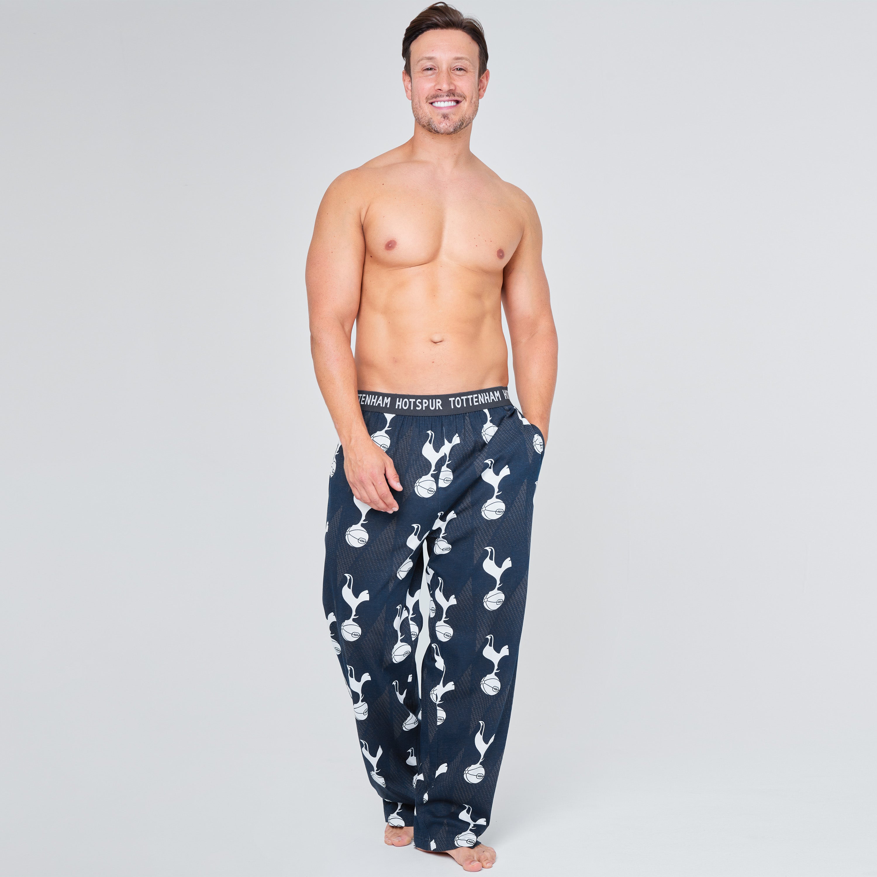 tottenham-pantalon-pyjama-homme-taille-lastique-s-3xl image 2