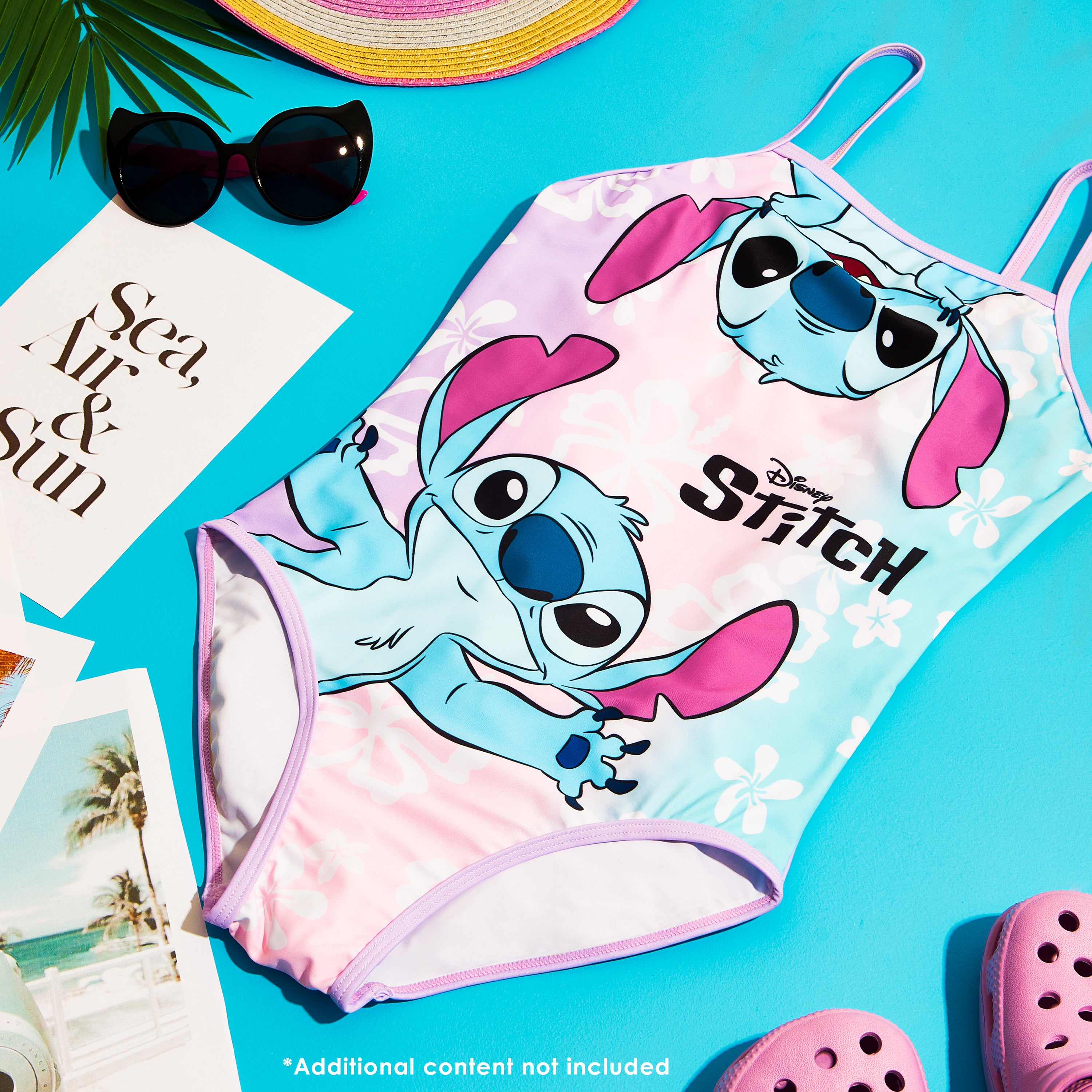 disney-stitch-maillot-de-bain-fille-une-pi-ce-stretch image 2