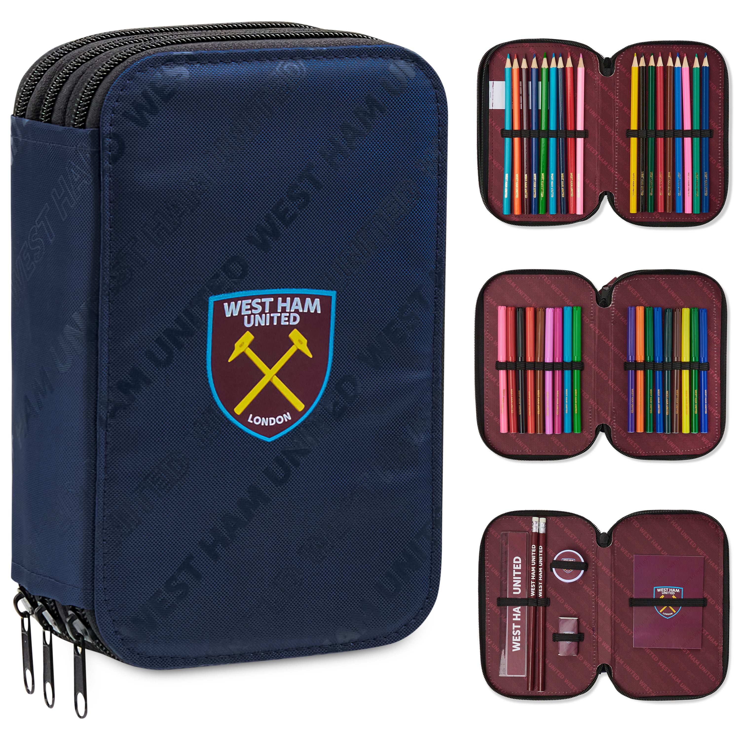 west-ham-trousse-garnie-3-compartiments-fournitures-scolaires-gar-on image 1