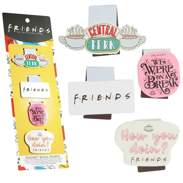 friends-marque-pages-magn-tiques-lot-de-4-clips image 1