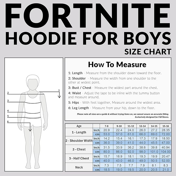 get-trend-boys-fortnite-sweat-capuche-gar-on-7-8-ans-respirant image 7