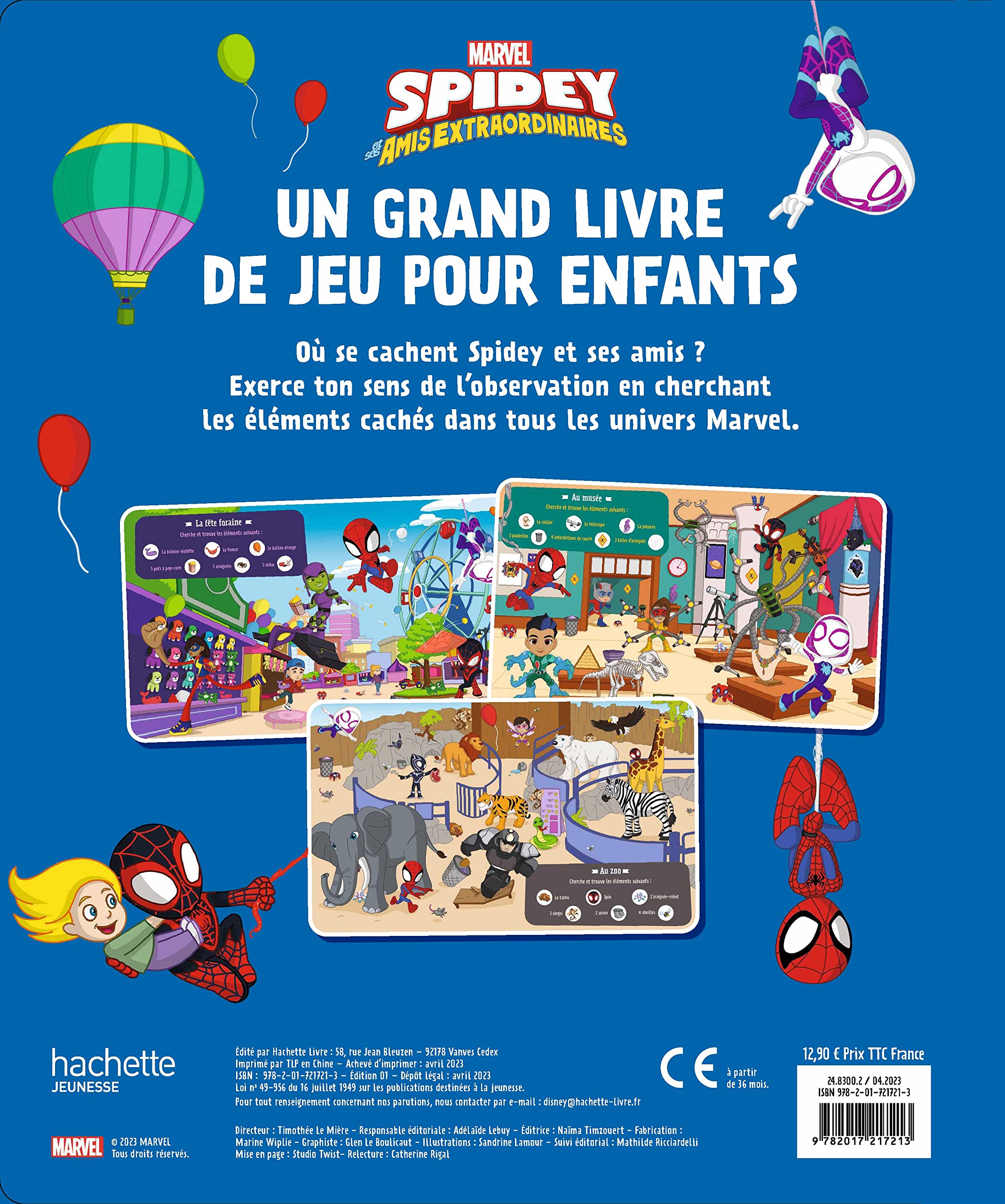 marvel-spidey-et-amis-cherche-et-trouve-livre-4-ans image 2