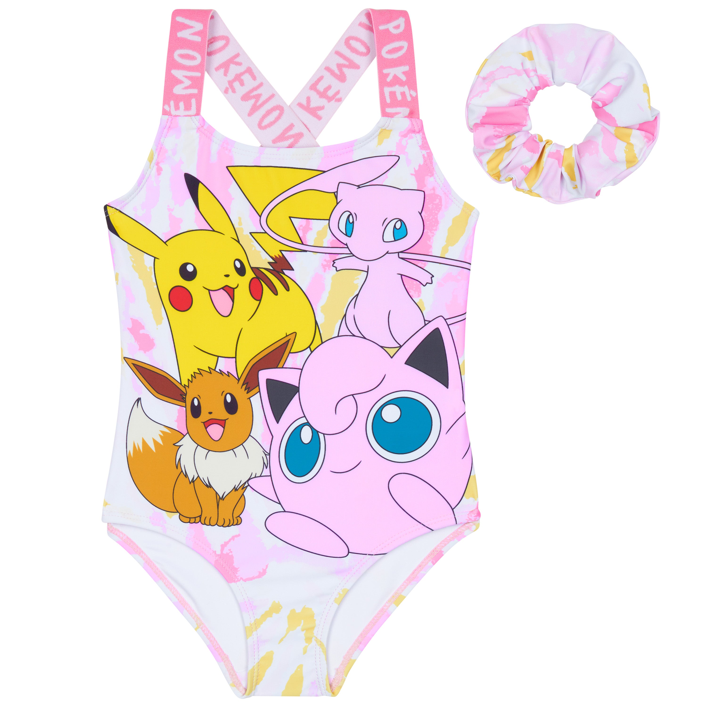 pok-mon-pikachu-maillot-une-pi-ce-fille-9-10-ans-scrunchie image 1