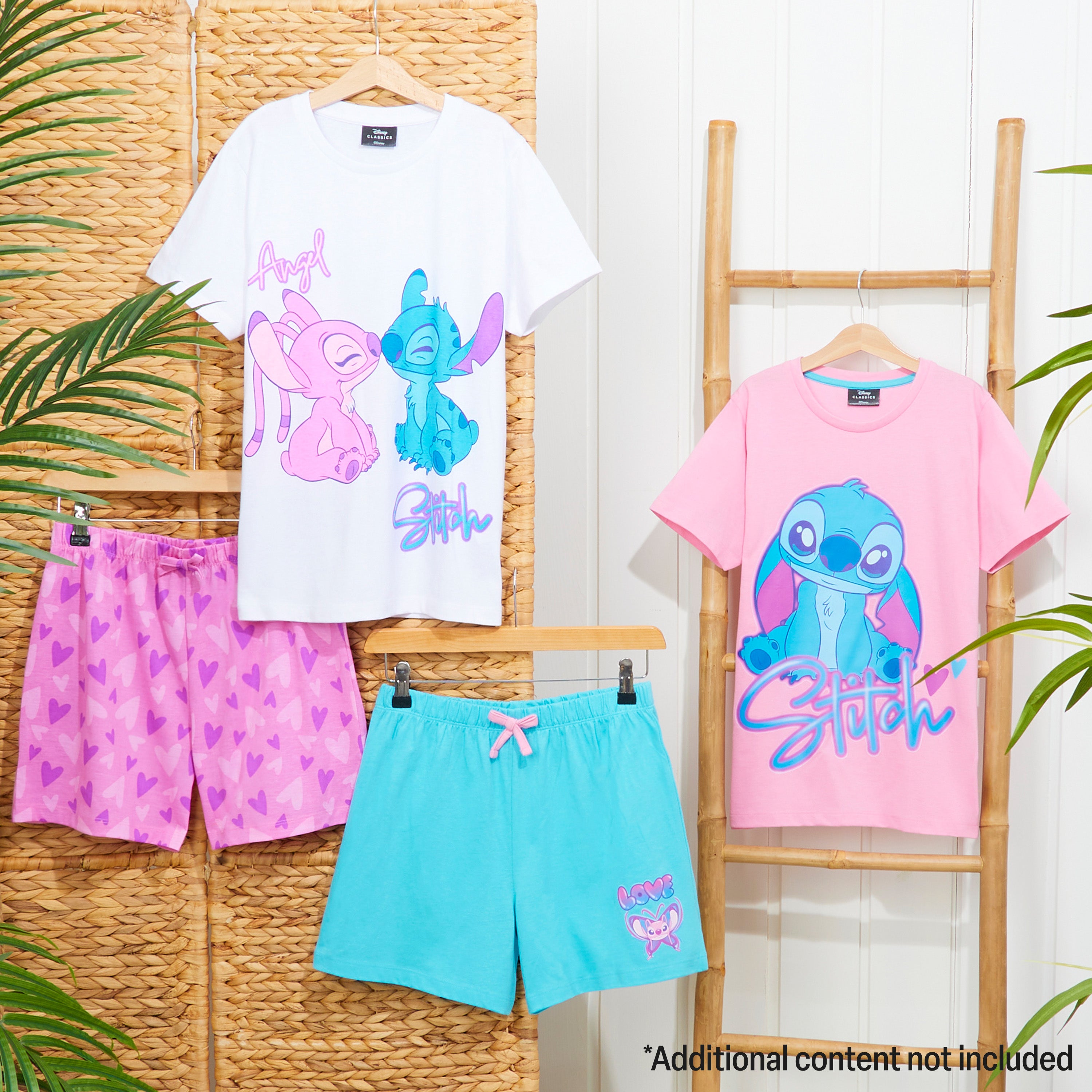 get-trend-girls-disney-stitch-pyjama-court-fille-2-pi-ces-respirant image 2