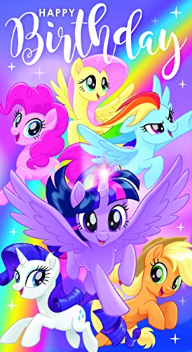 my-little-pony-movie-carte-anniversaire-mp042-paillettes image 2