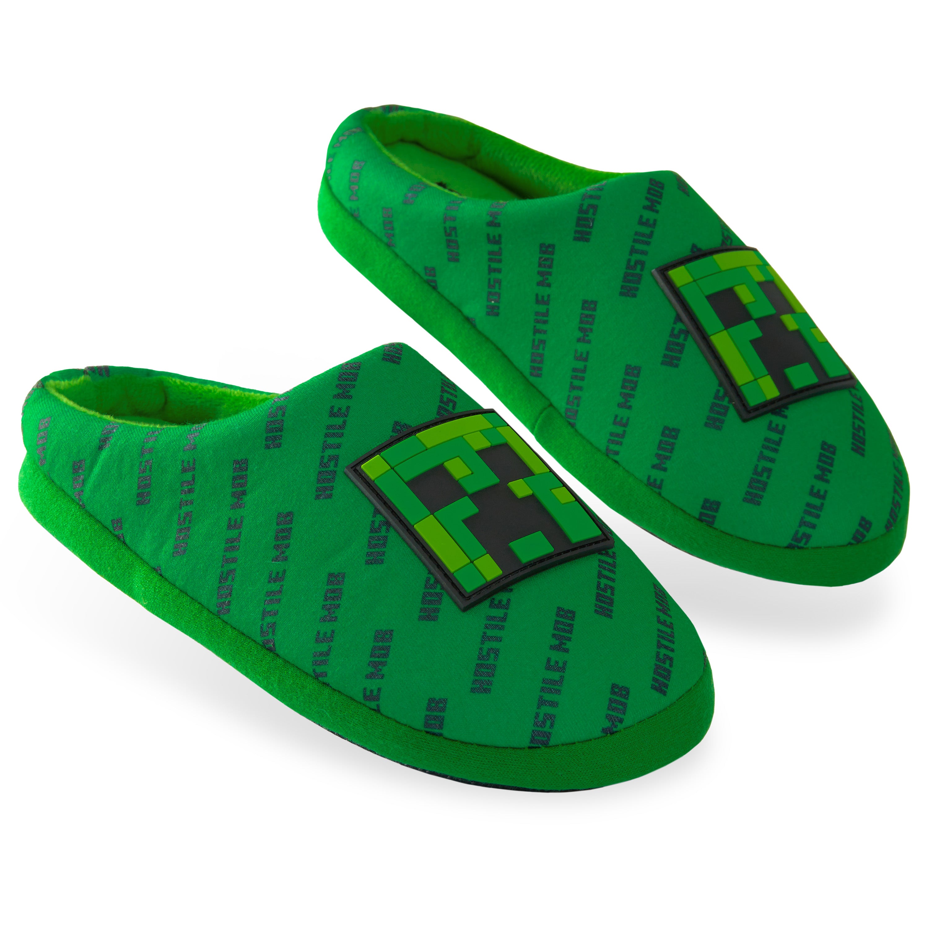 minecraft-creeper-pantoufles-gar-on-10-10-5-uk-antid-rapantes image 1