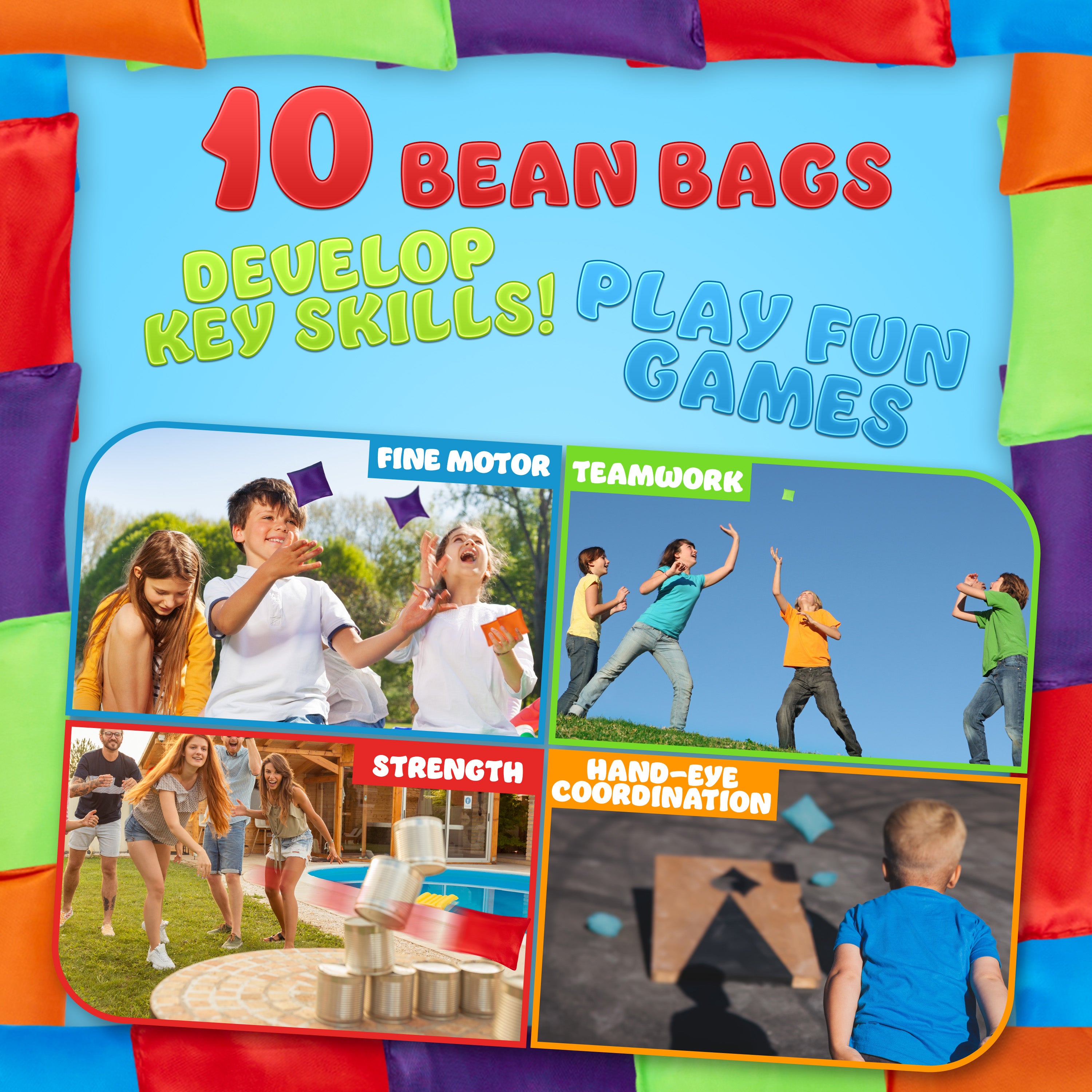 kreativekraft-sacs-lest-s-enfant-jeu-ext-rieur-lot-10 image 3