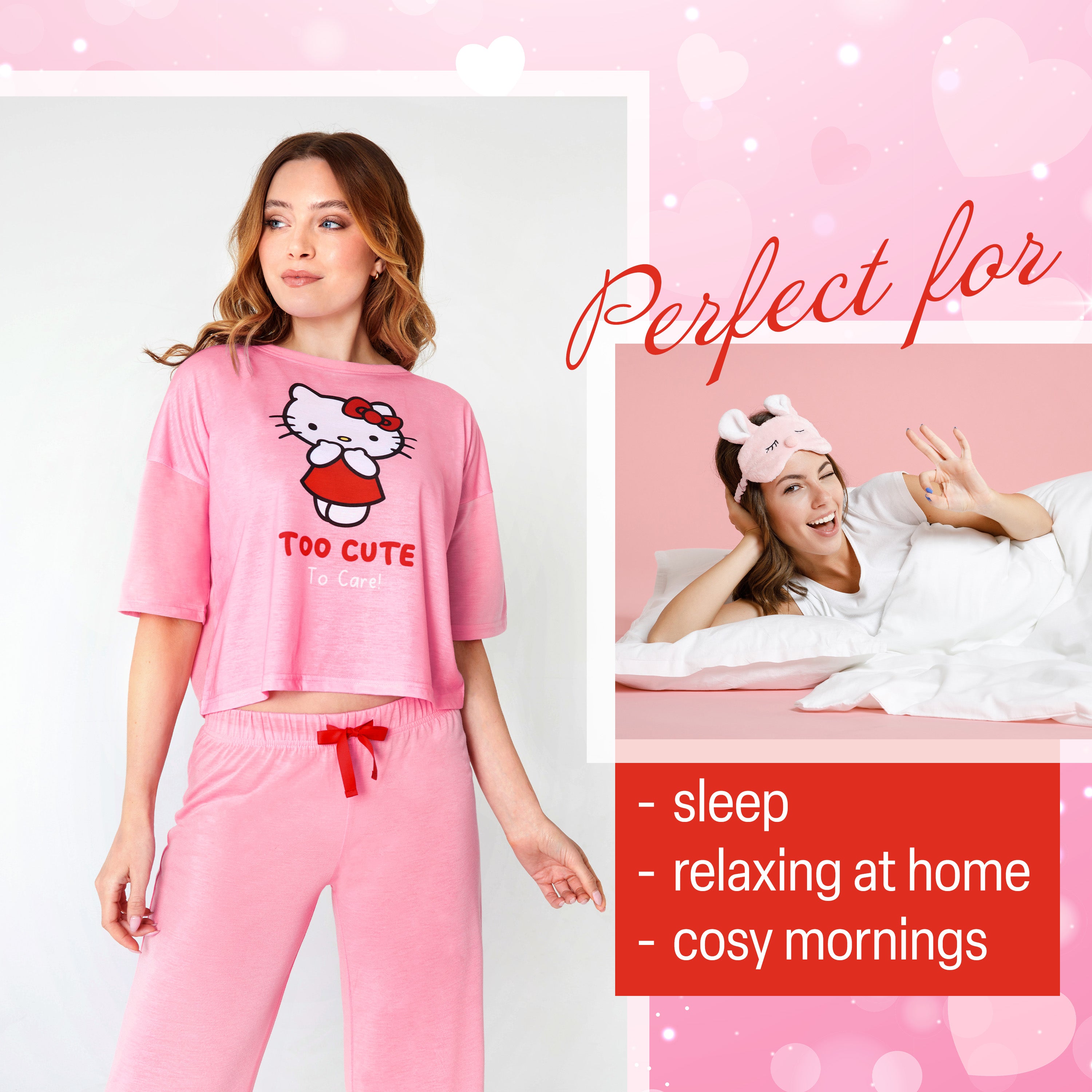 hello-kitty-pyjama-femme-2-pi-ces-doux-motif-kawaii image 3