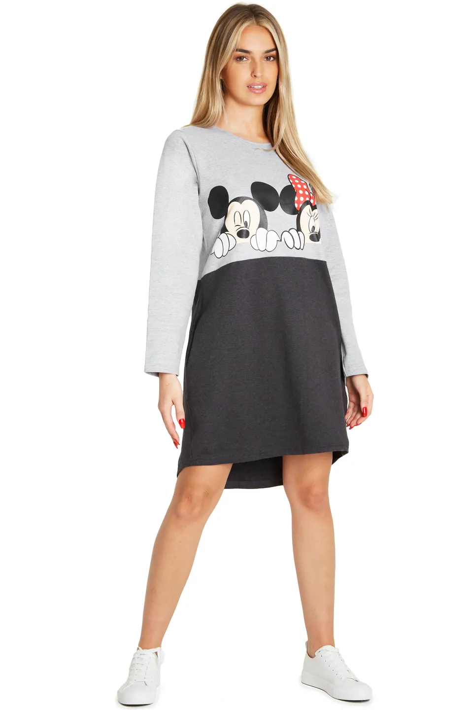 disney-mickey-minnie-robe-sweat-capuche-oversize-s image 1
