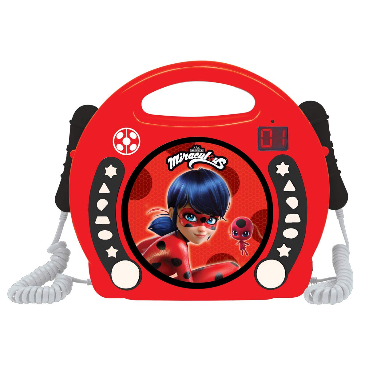 lexibook-spider-man-rcdk100sp-lecteur-cd-karaok-2-micros image 6