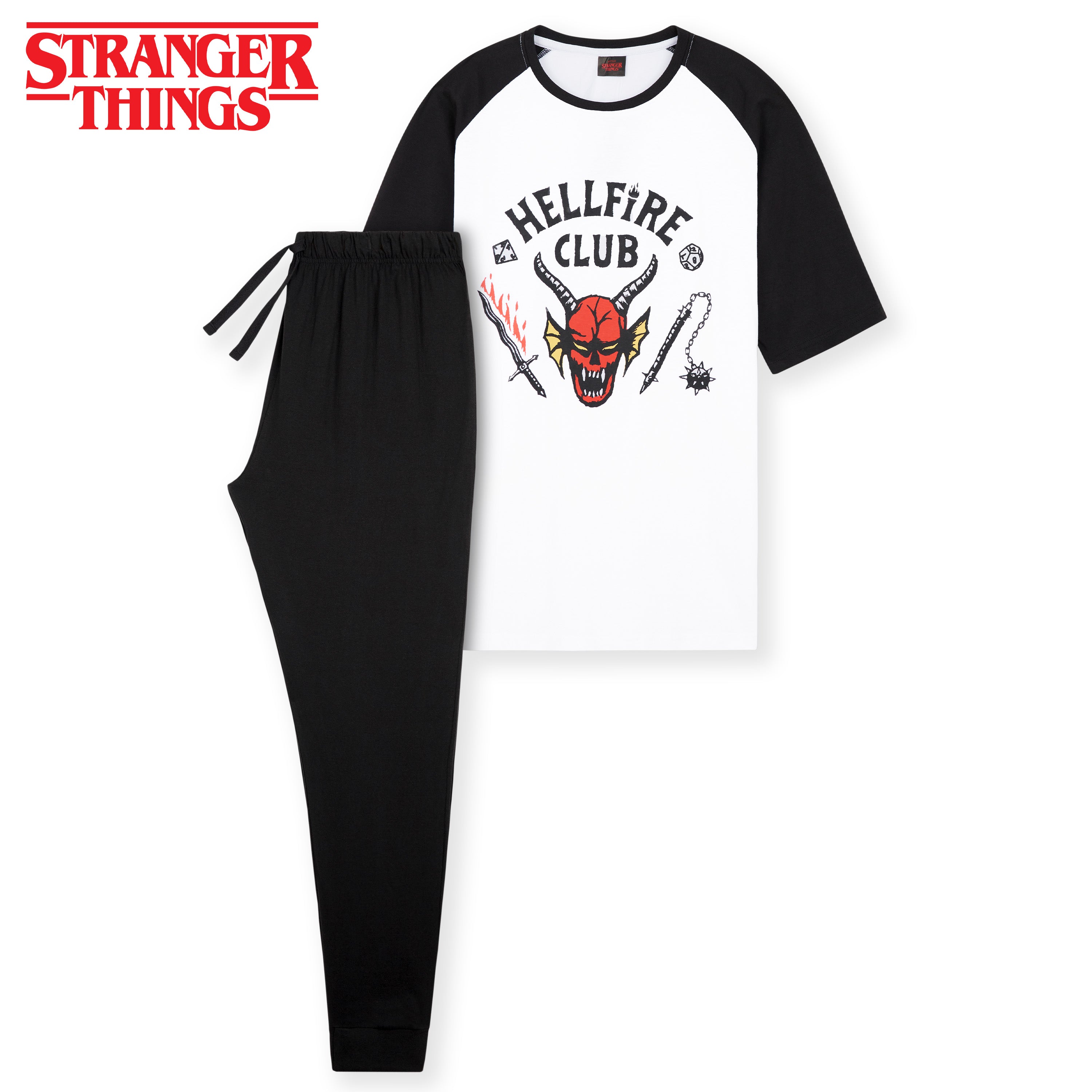 stranger-things-pyjama-homme-coton-t-shirt-pantalon image 2