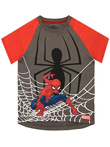marvel-spider-man-t-shirt-gar-on-coton-7-8-ans-multicolore image 3