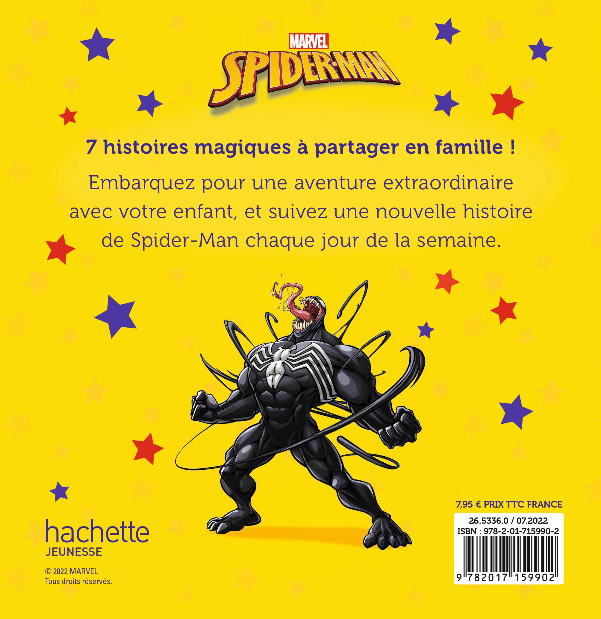 marvel-spider-man-7-histoires-pour-la-semaine-livre-enfant-vol-2 image 2