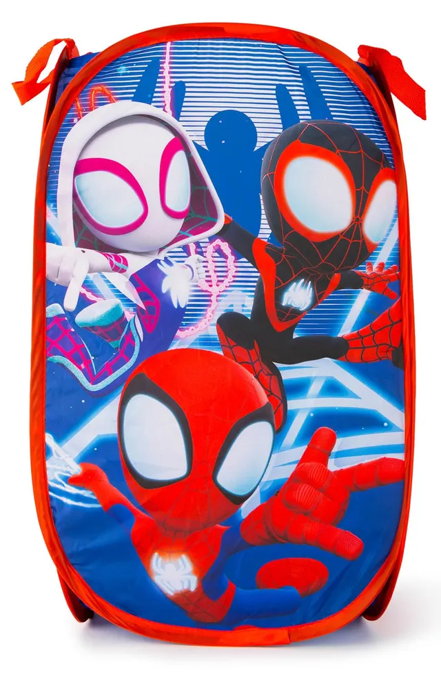 marvel-spidey-et-ses-amis-panier-linge-pop-up-80-l-enfant image 1