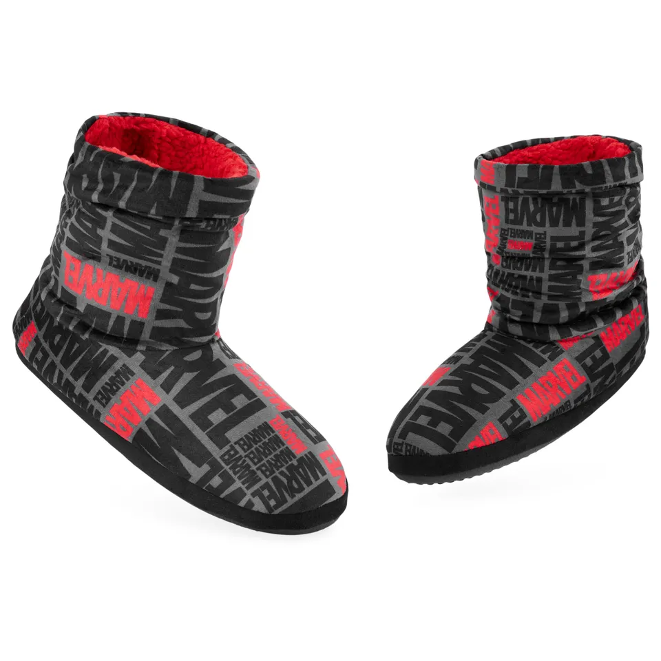 marvel-chaussons-homme-pantoufles-bottines-peluche image 1