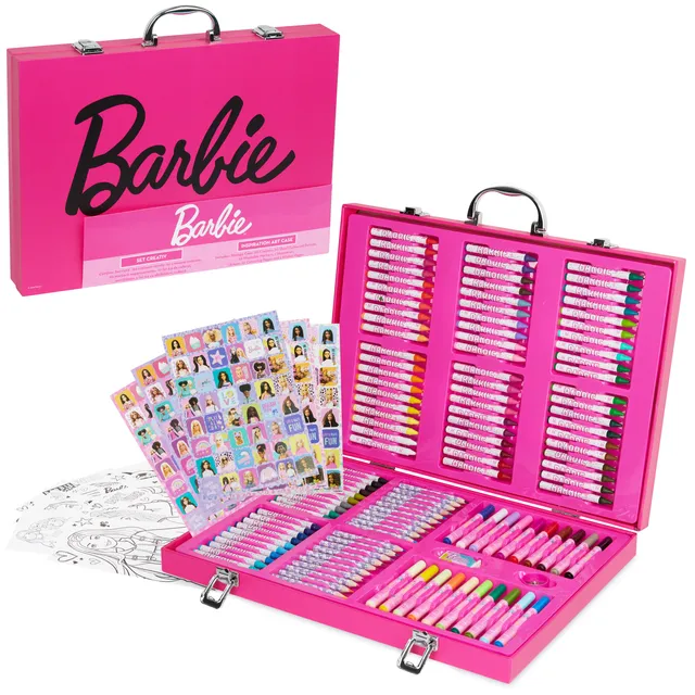 barbie-school-supplies-coffret-dessin-130-pi-ces-voyage-fille image 1