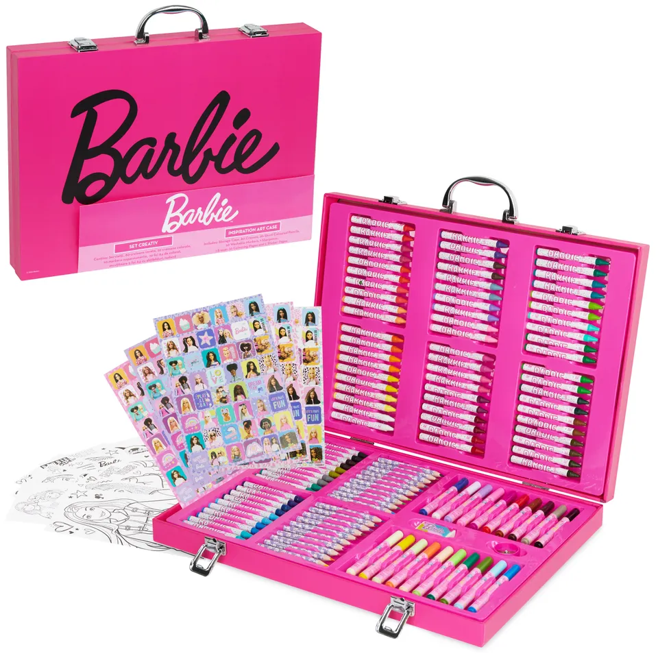 barbie-school-supplies-coffret-dessin-130-pi-ces-voyage-fille image 1