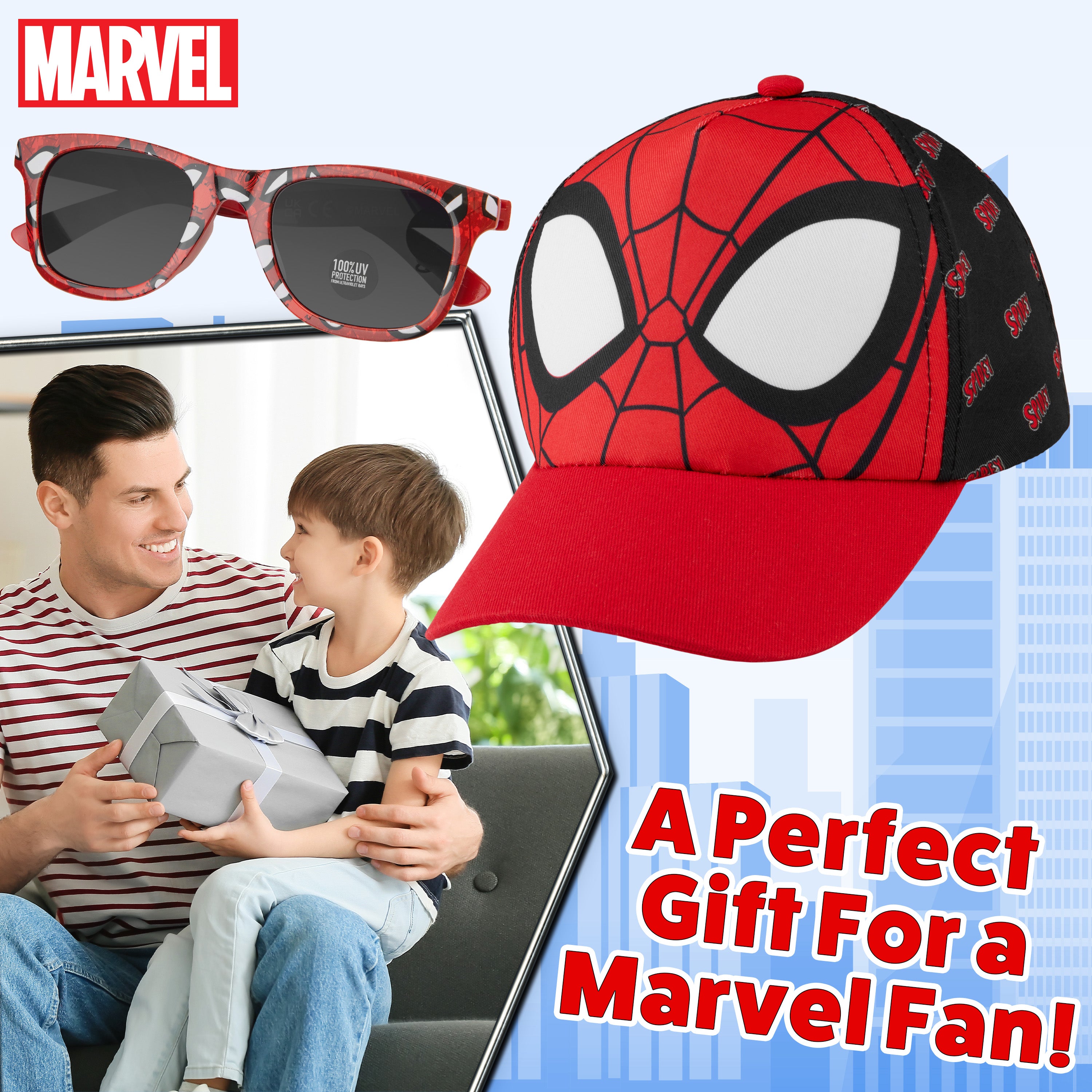 marvel-spiderman-casquette-gar-on-lunettes-uv400 image 4
