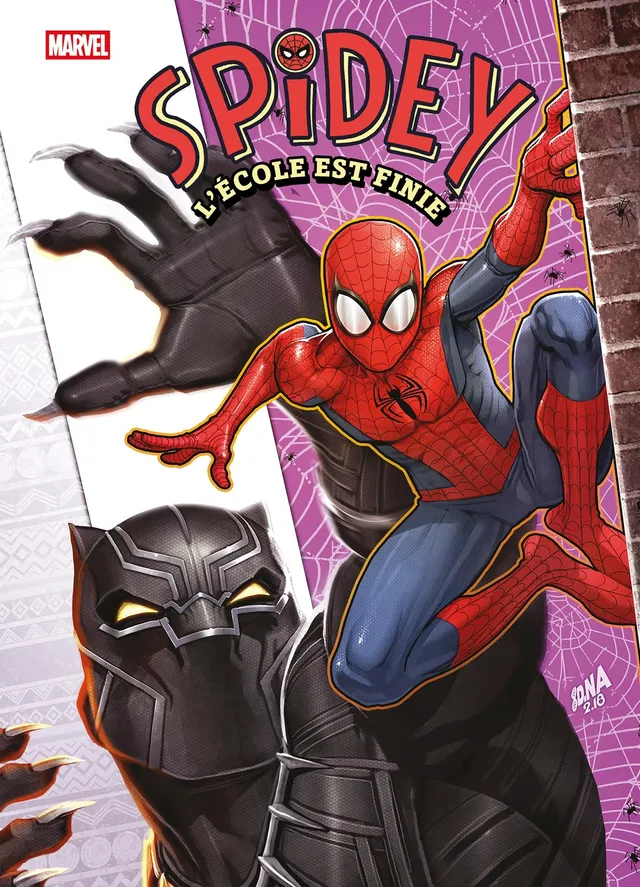 marvel-spidey-l-cole-est-finie-livre-enfant-album-bd image 1