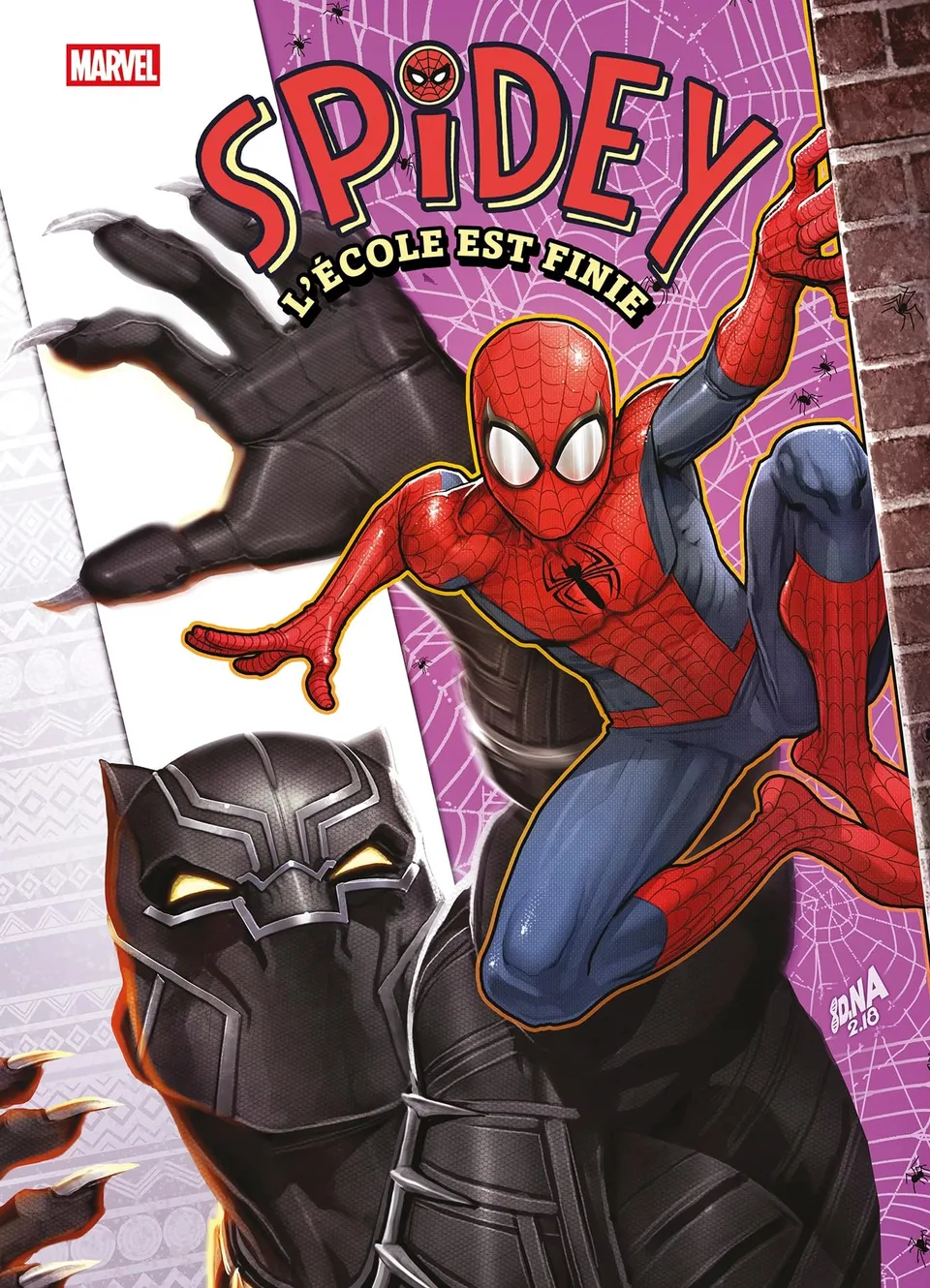 marvel-spidey-l-cole-est-finie-livre-enfant-album-bd image 1