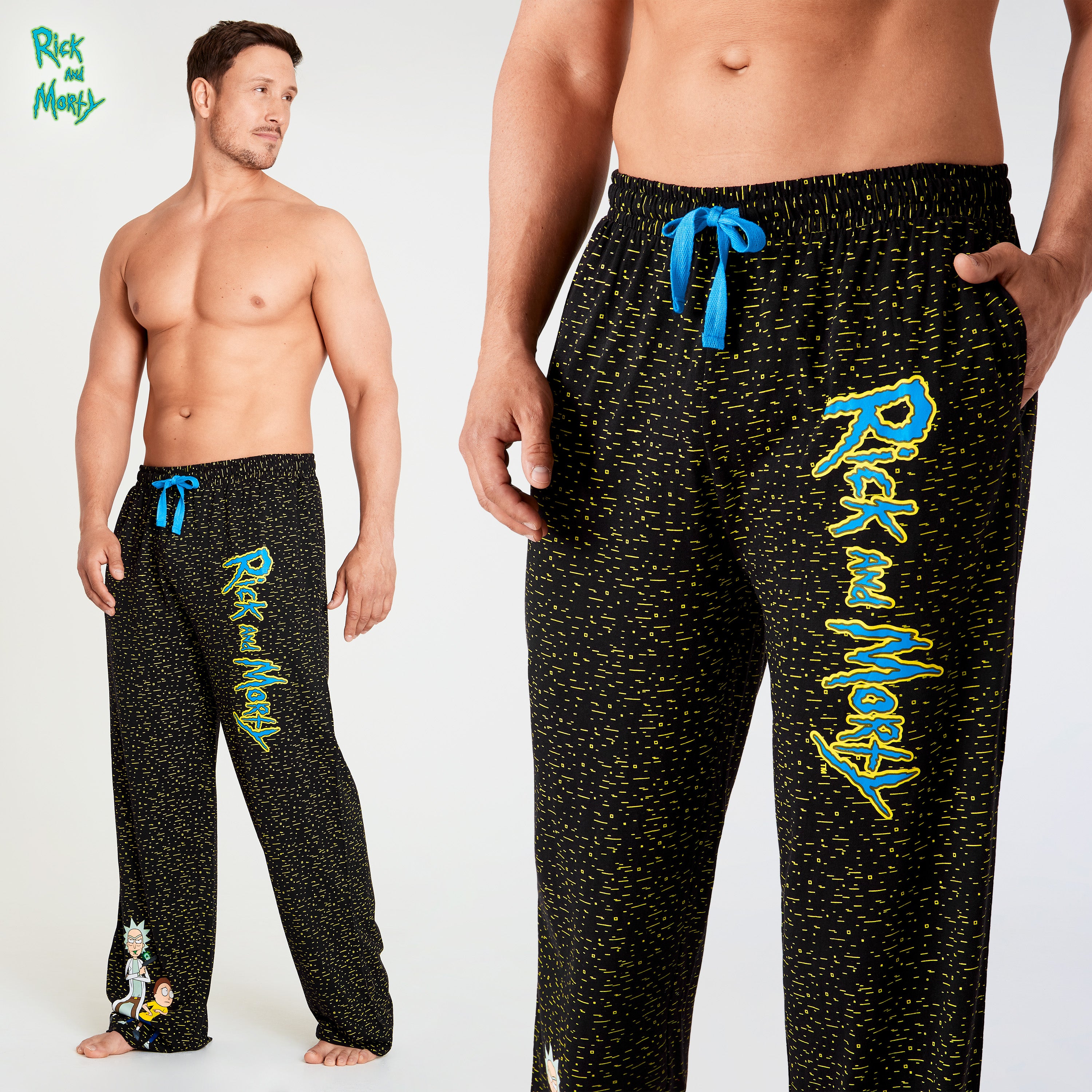 rick-and-morty-pantalon-pyjama-homme-coton-taille-s-3xl image 5