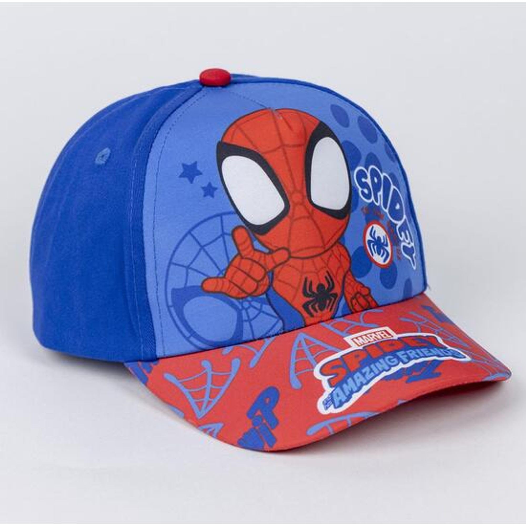 marvel-spidey-ensemble-casquette-lunettes-enfant-bleu-rouge-uv400 image 2