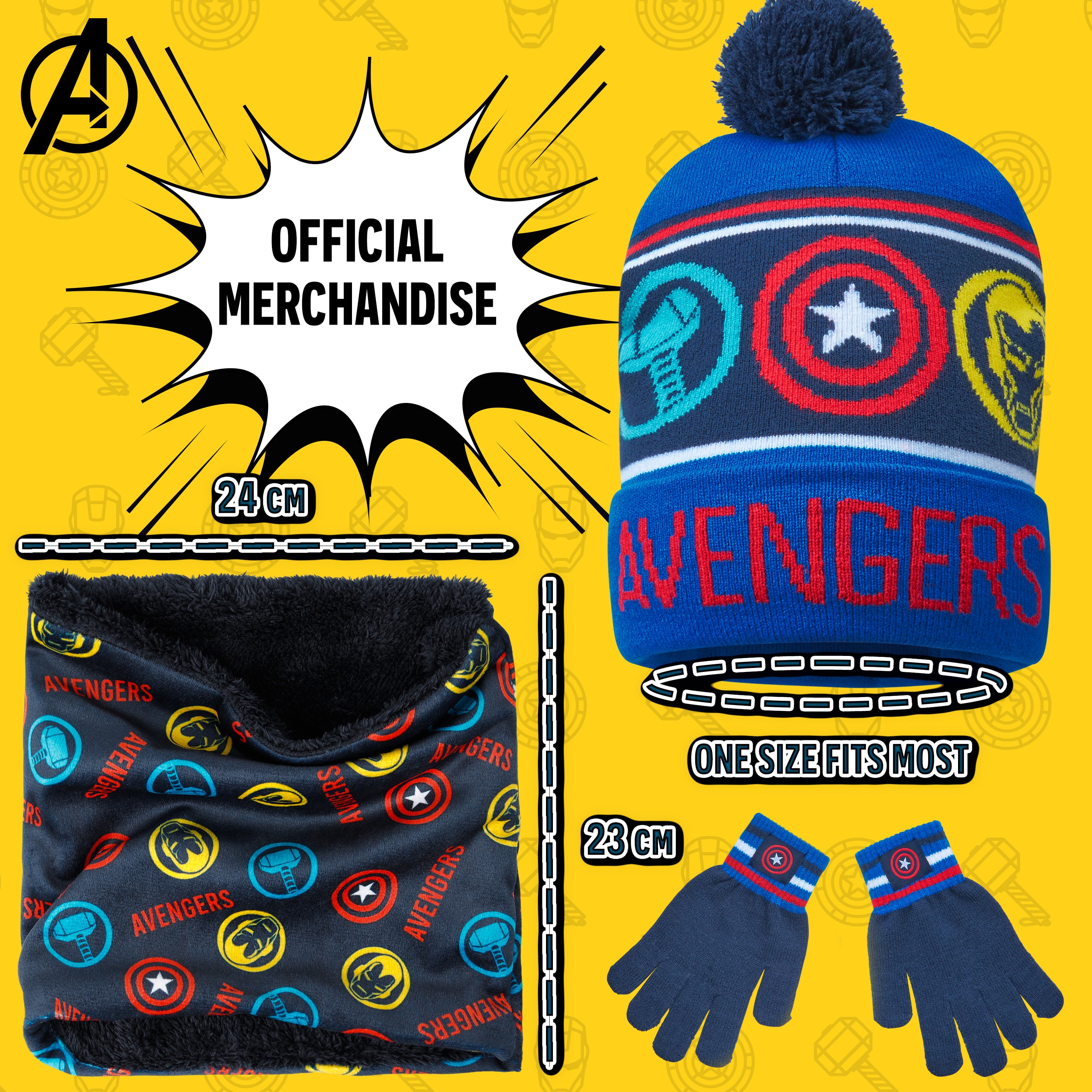 marvel-avengers-ensemble-hiver-gar-on-bonnet-charpe-gants image 7