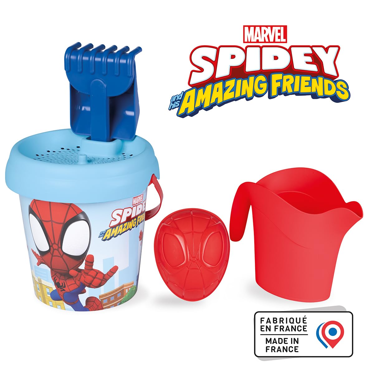spidey-smoby-seau-de-plage-garni-18-mois-17-cm image 2
