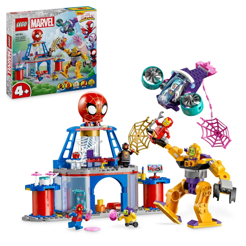 lego-marvel-10794-qg-spidey-jeu-de-construction-4-ans image 1