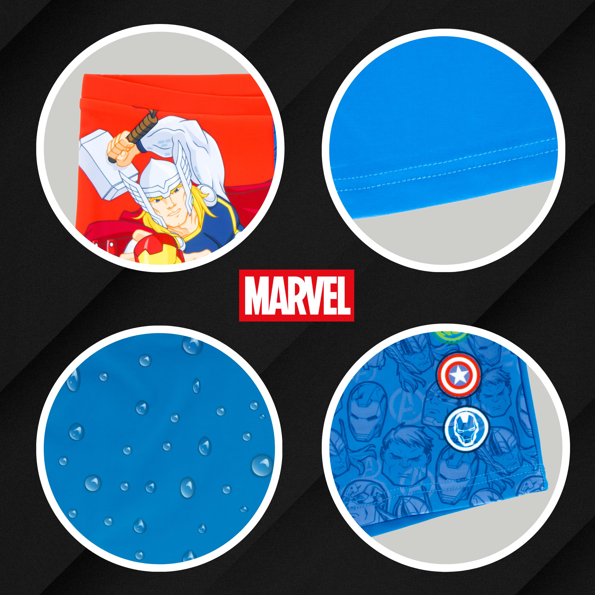 marvel-avengers-short-de-bain-bleu-gar-on-8-ans-s-chage-rapide image 6