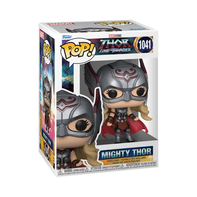 funko-pop-mighty-thor-figurine-vinyle-love-and-thunder-9-5-cm image 1