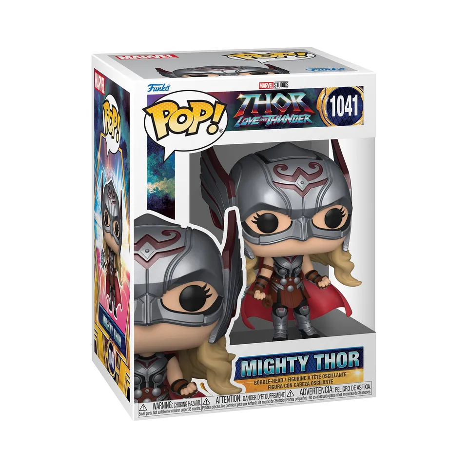 funko-pop-mighty-thor-figurine-vinyle-love-and-thunder-9-5-cm image 1