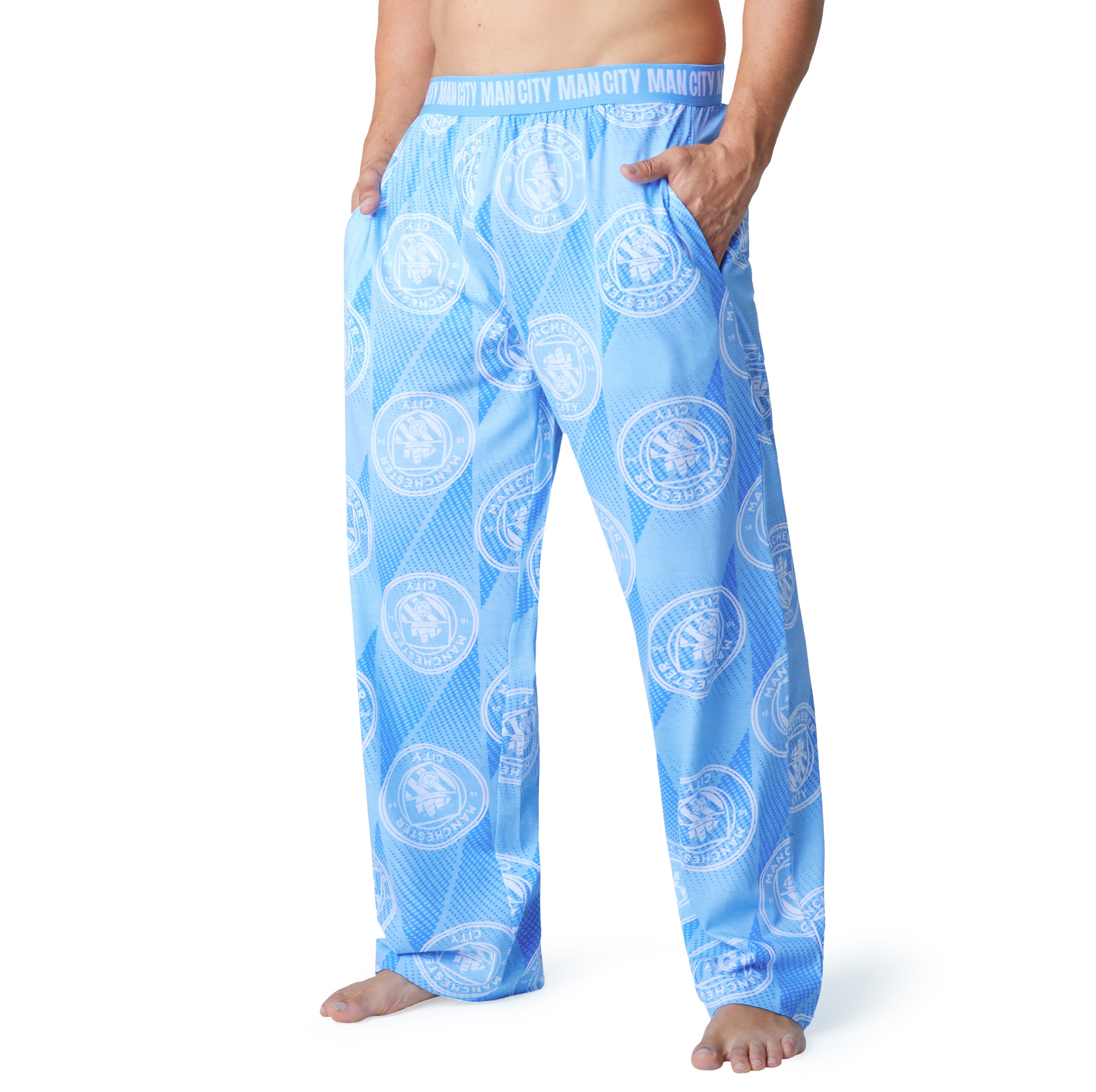 manchester-city-bas-pyjama-homme-coton-taille-s image 1