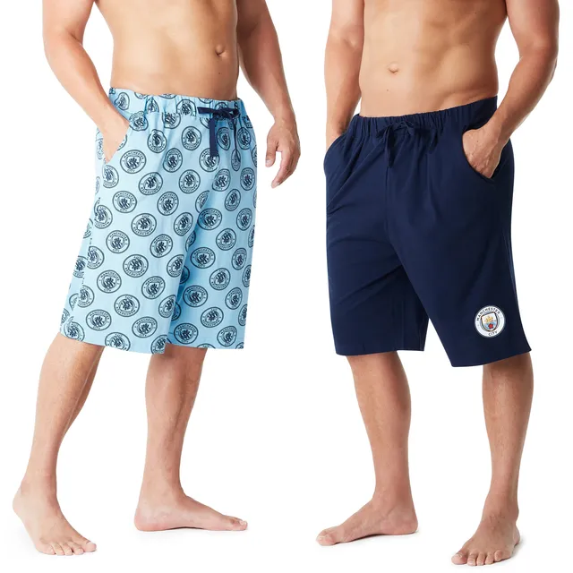 manchester-city-short-homme-coton-lot-2-sky-blue-taille-l image 1