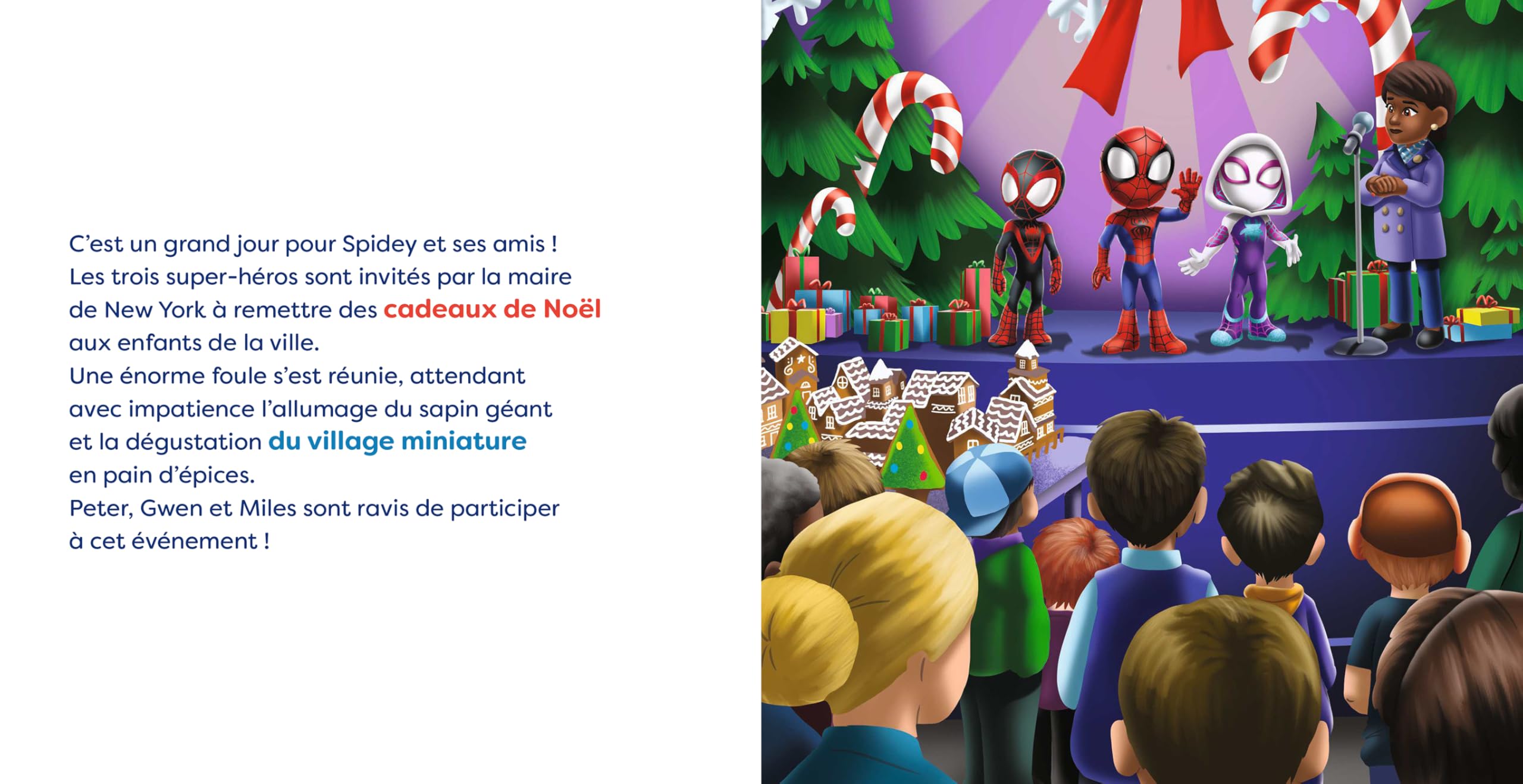 spidey-et-ses-amis-mission-no-l-livre-enfant-marvel image 3