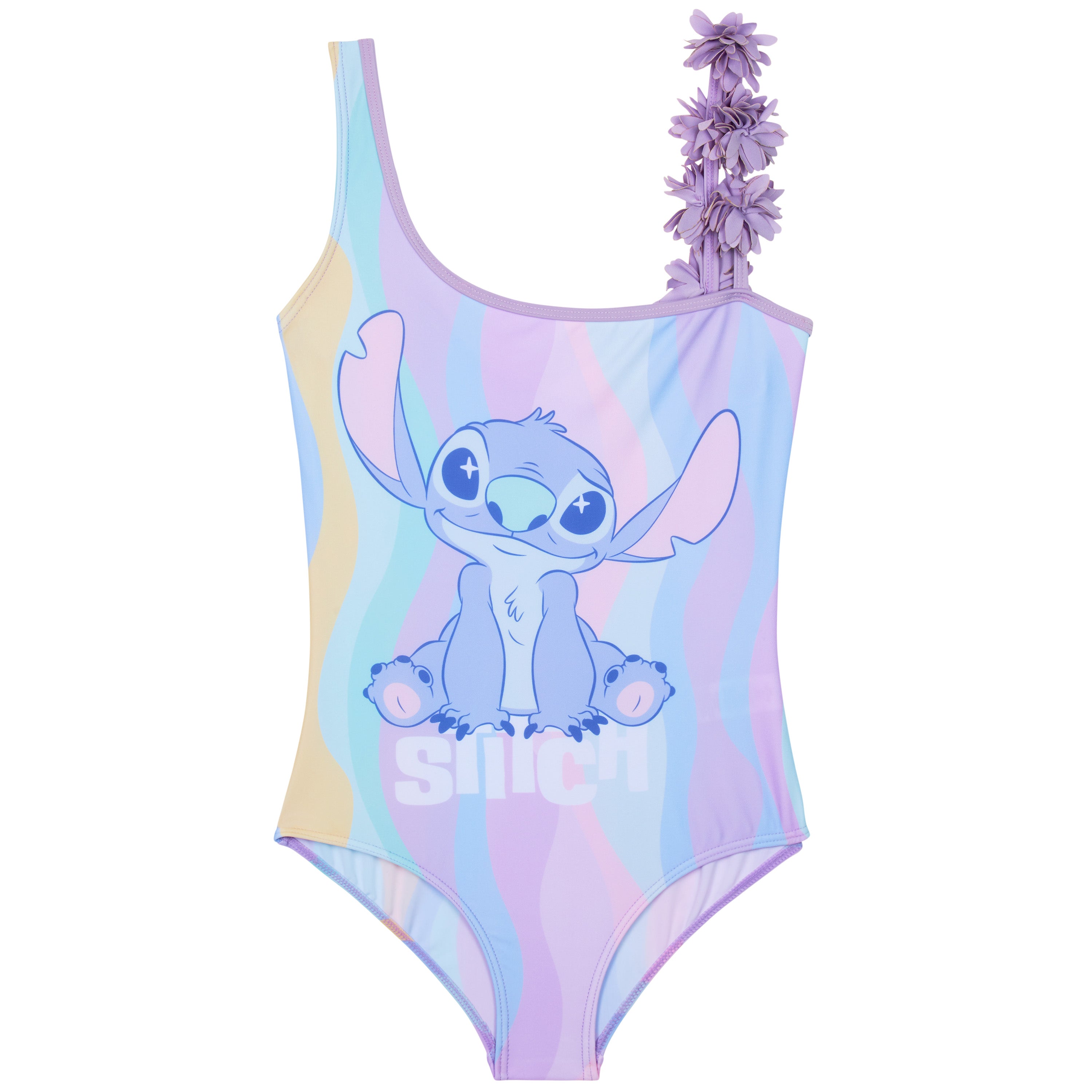 stitch-maillot-bain-fille-1-pi-ce-stretch-9-10-ans-piscine image 1