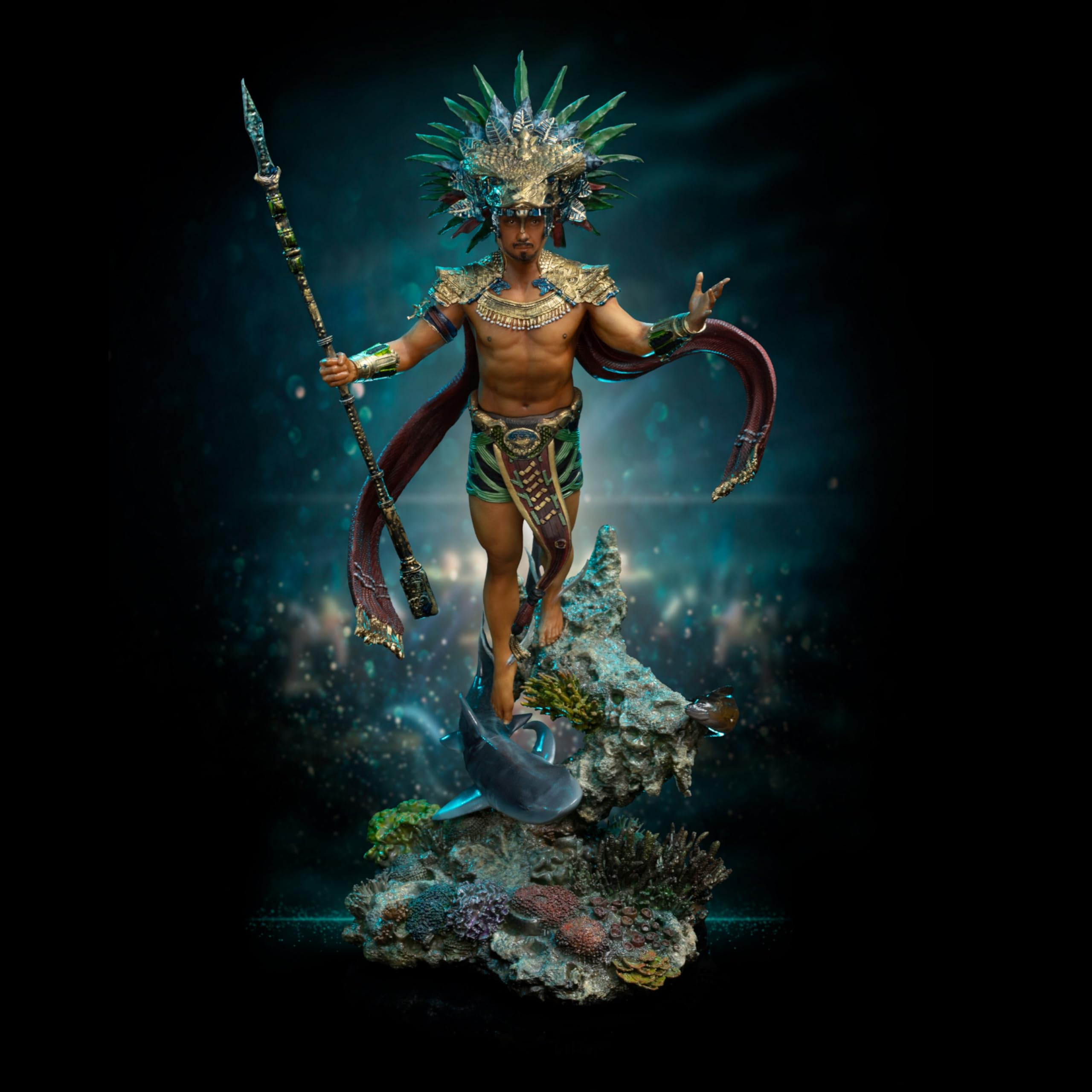 iron-studios-king-namor-wakanda-forever-statue-27-cm-1-10-deluxe image 2