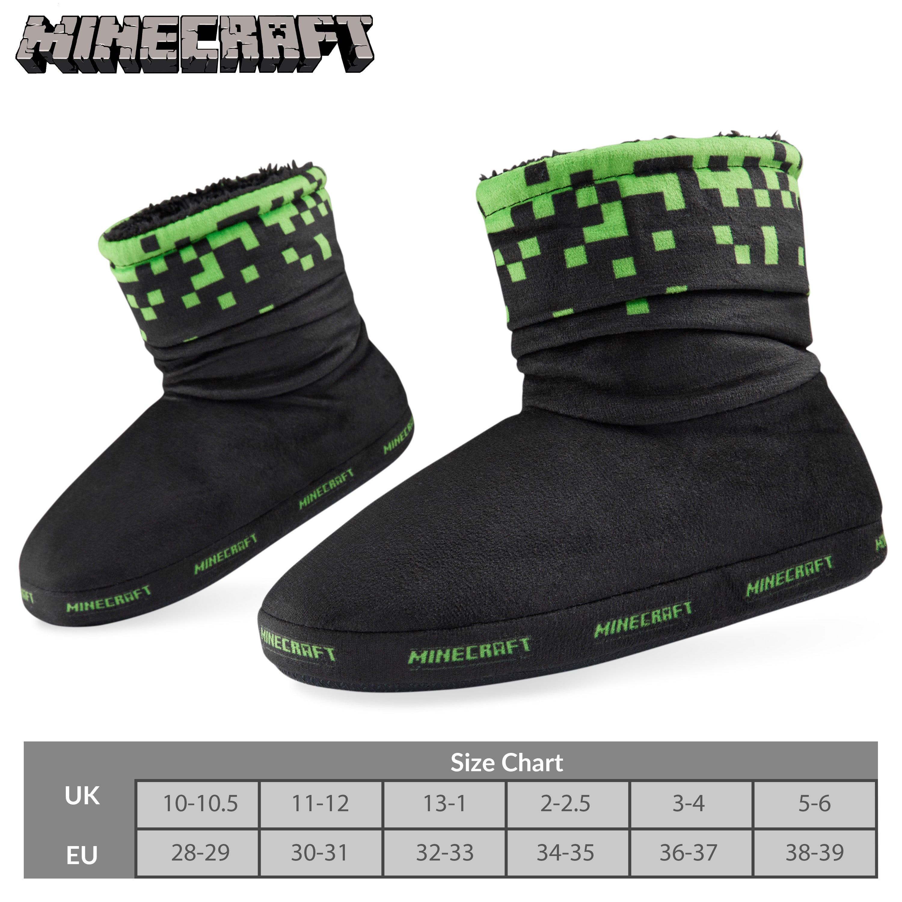 minecraft-bottines-chaussons-enfant-gamer-fourr-es-antidesrapantes image 6