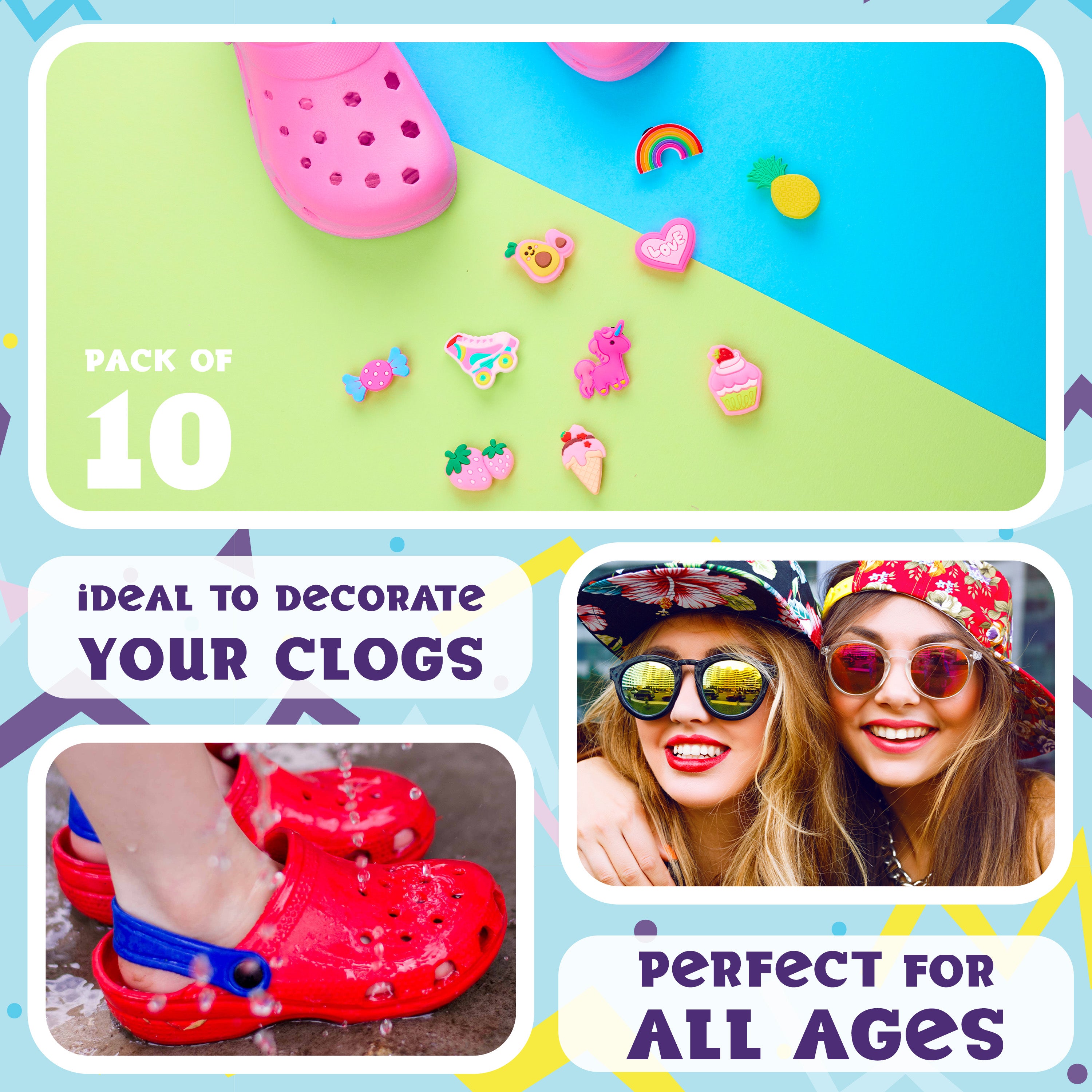 citycomfort-charms-sabots-fille-breloques-lot-10 image 5