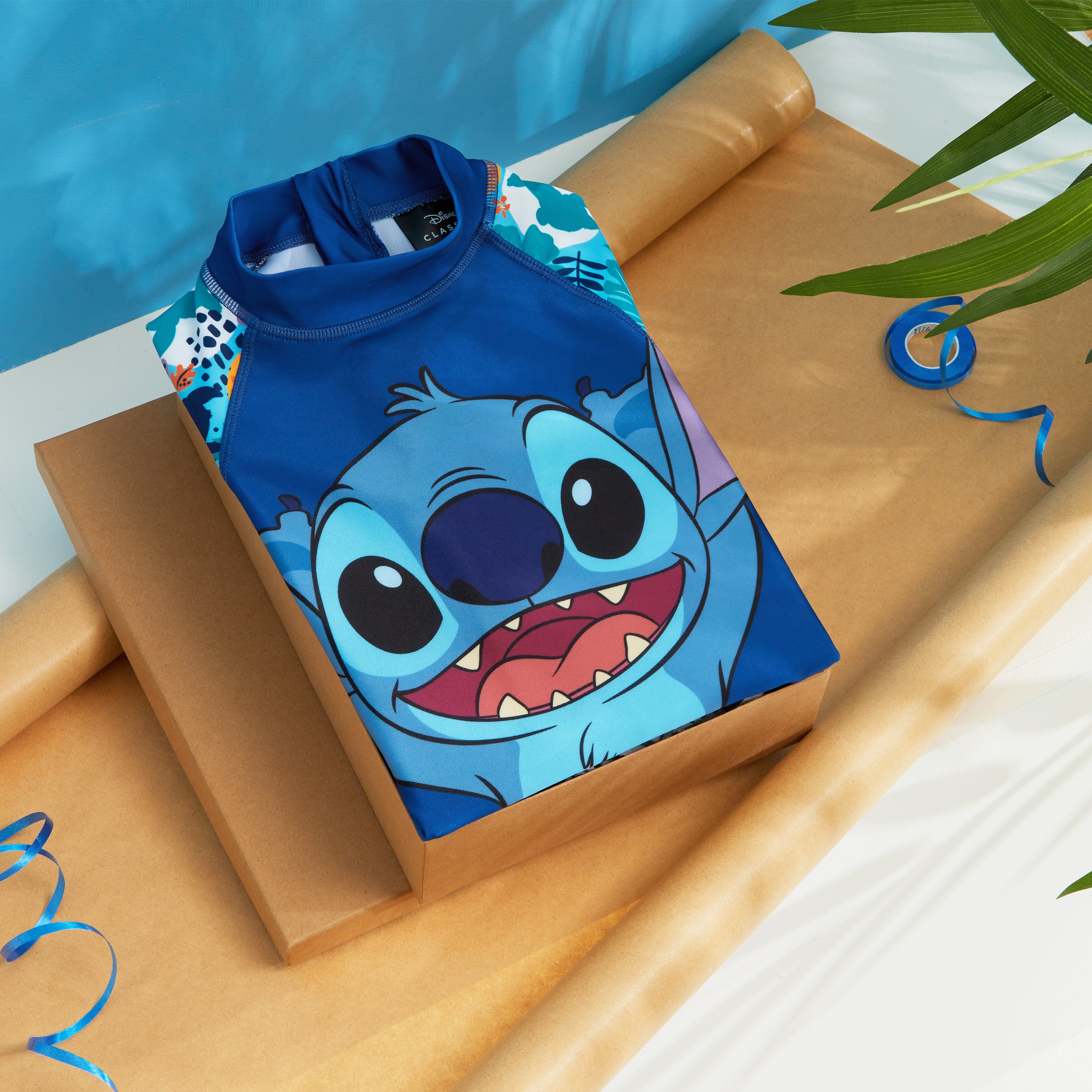 disney-maillot-de-bain-fille-une-pi-ce-manches-courtes image 2
