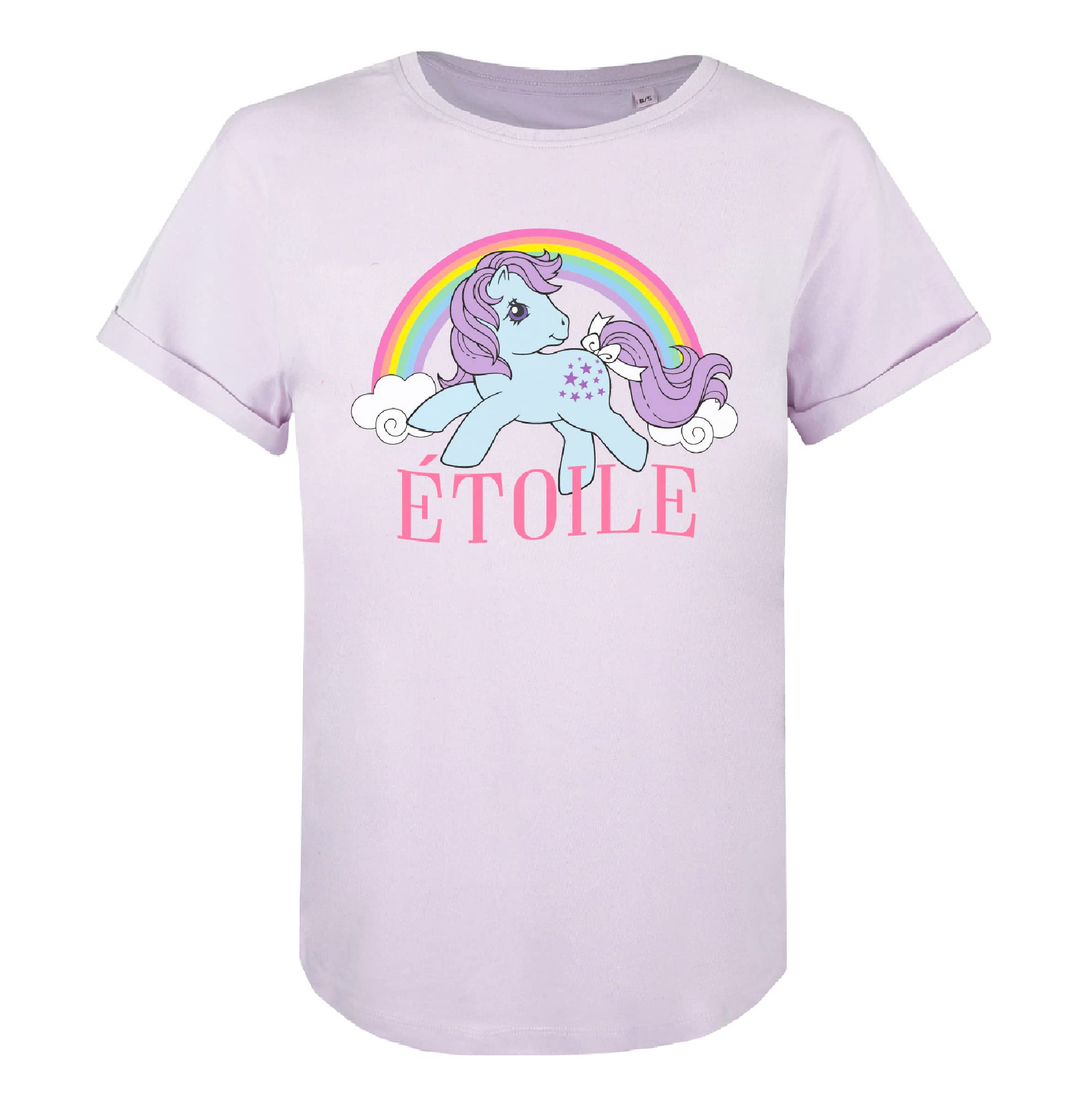my-little-pony-etoile-t-shirt-femme-lavande-s-coton image 1