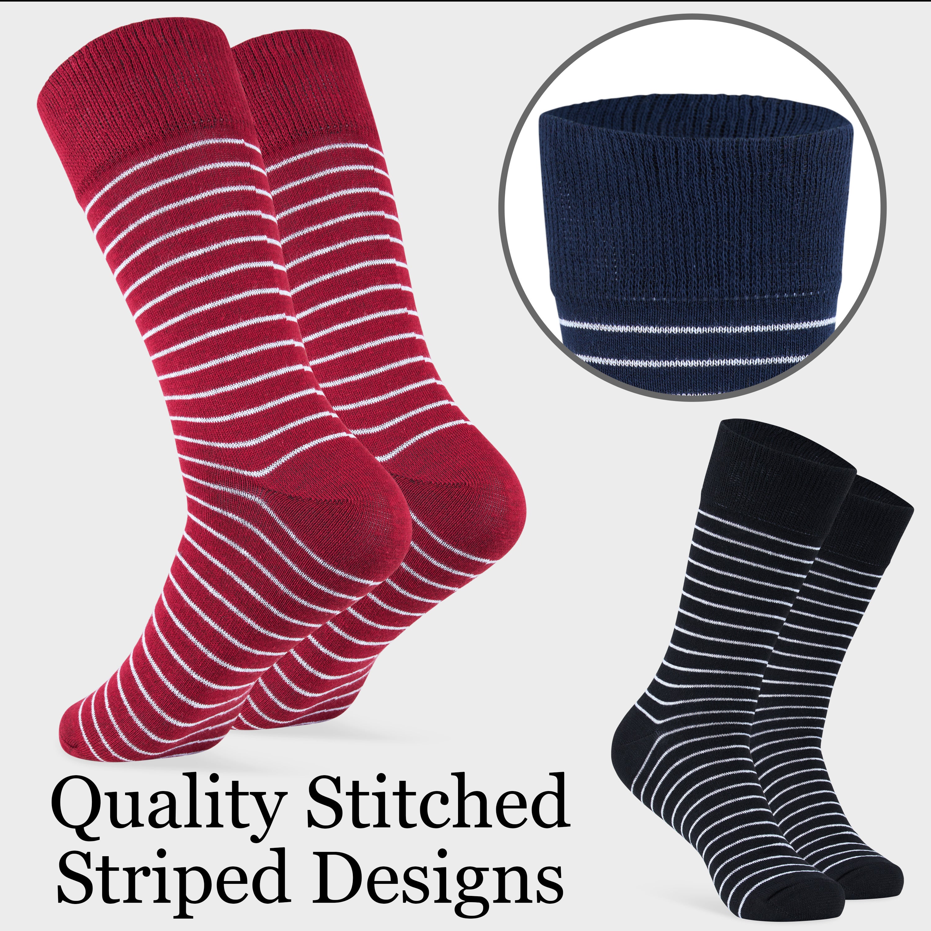 citycomfort-chaussettes-homme-ray-es-lot-6-paires-coton image 6