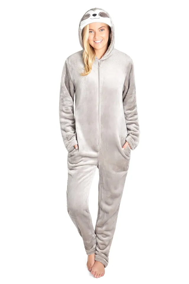 citycomfort-combinaison-pyjama-polaire-femme-capuche-taille-m image 1