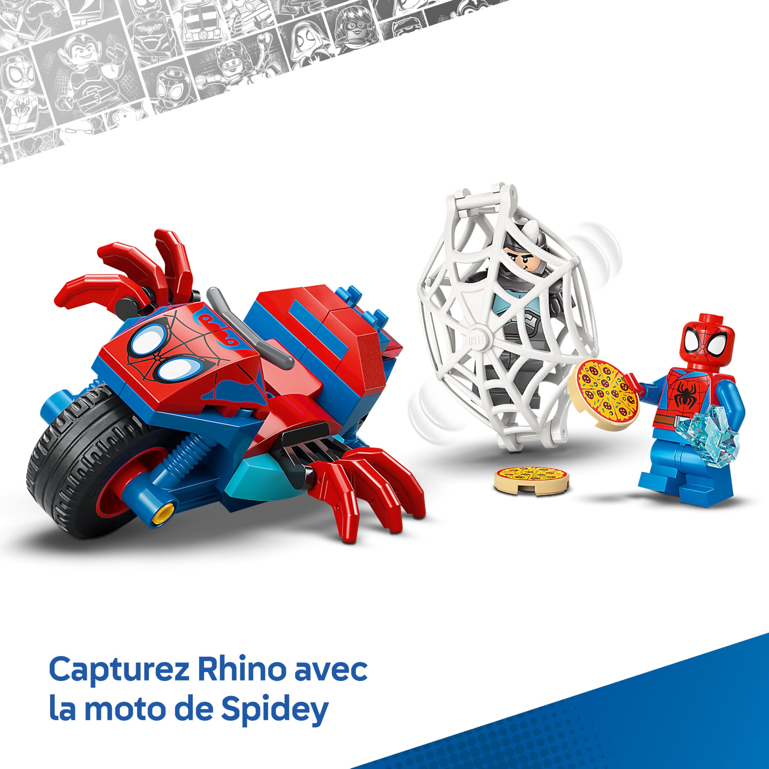 lego-marvel-spidey-11206-moto-contre-rhino-set-61-pi-ces image 6